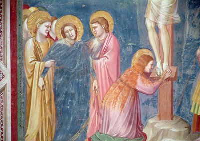 The Crucifixion (detail) by Giotto di Bondone